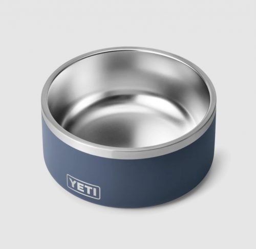 boomer 8 dog bowl navy-1