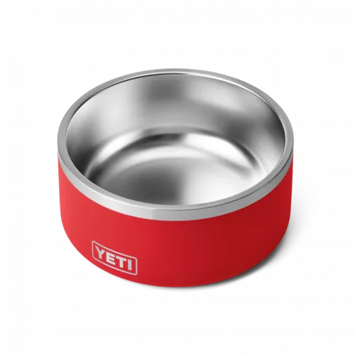 boomer 8 dog bowl rescue red-1